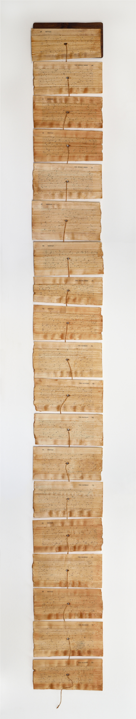 India Art Fair 2023, Mansha Chhatwal, Book pages, censored