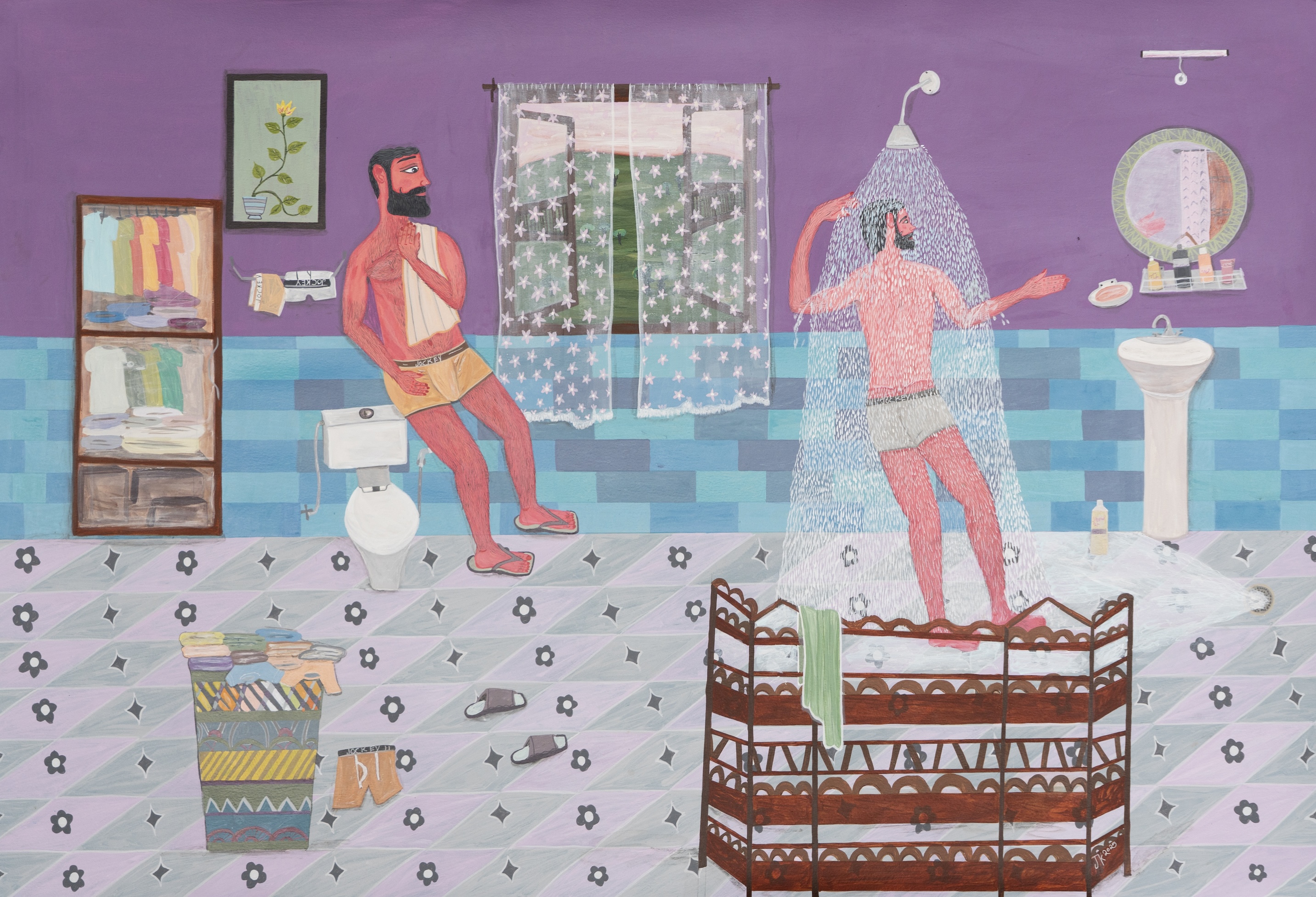 JK, queer artist, identity, bhupen kakkar style