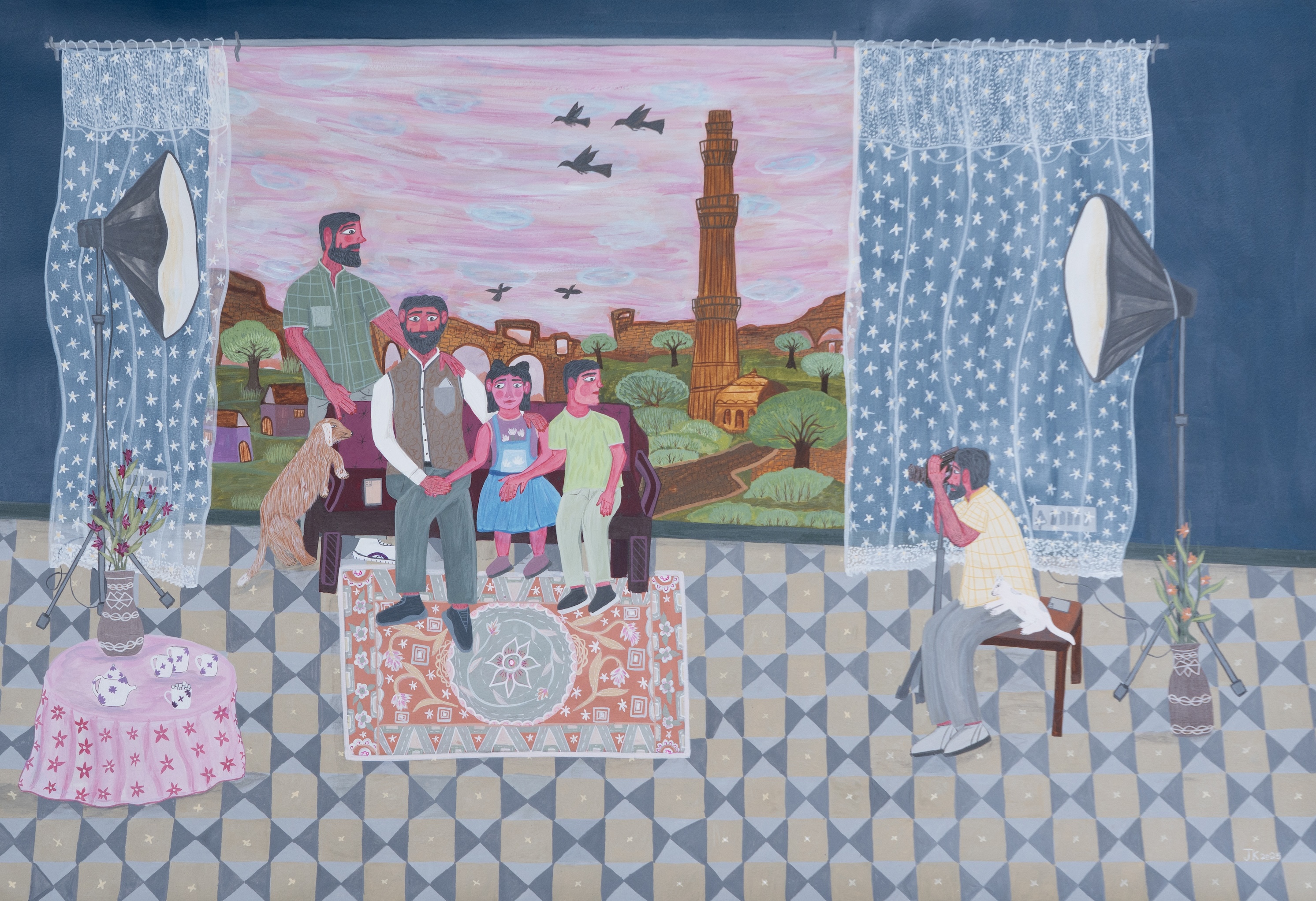 JK, queer artist, identity, bhupen kakkar style