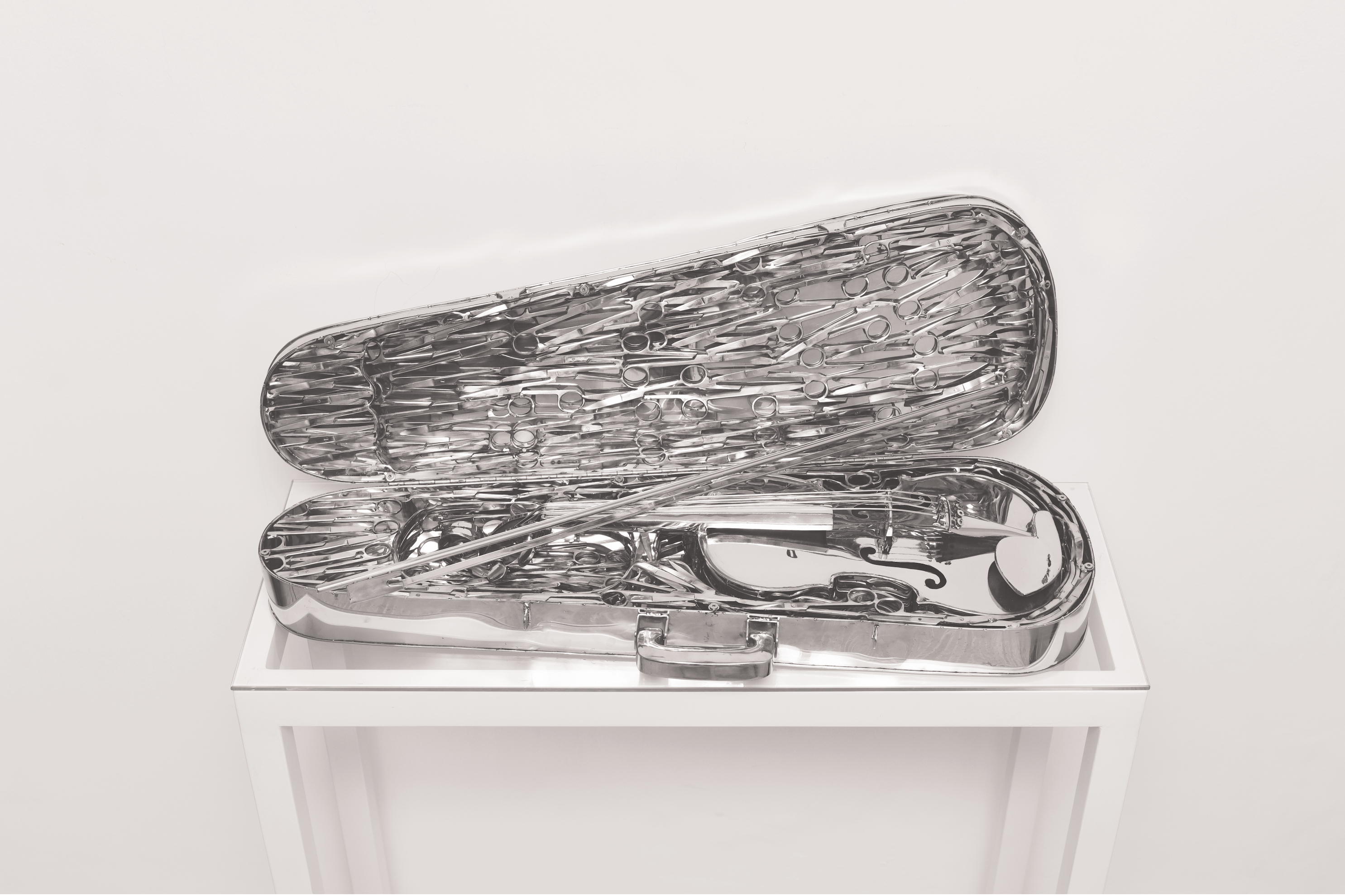 Mahbubur Rahman , Sounds from Nowhere, stainless steel