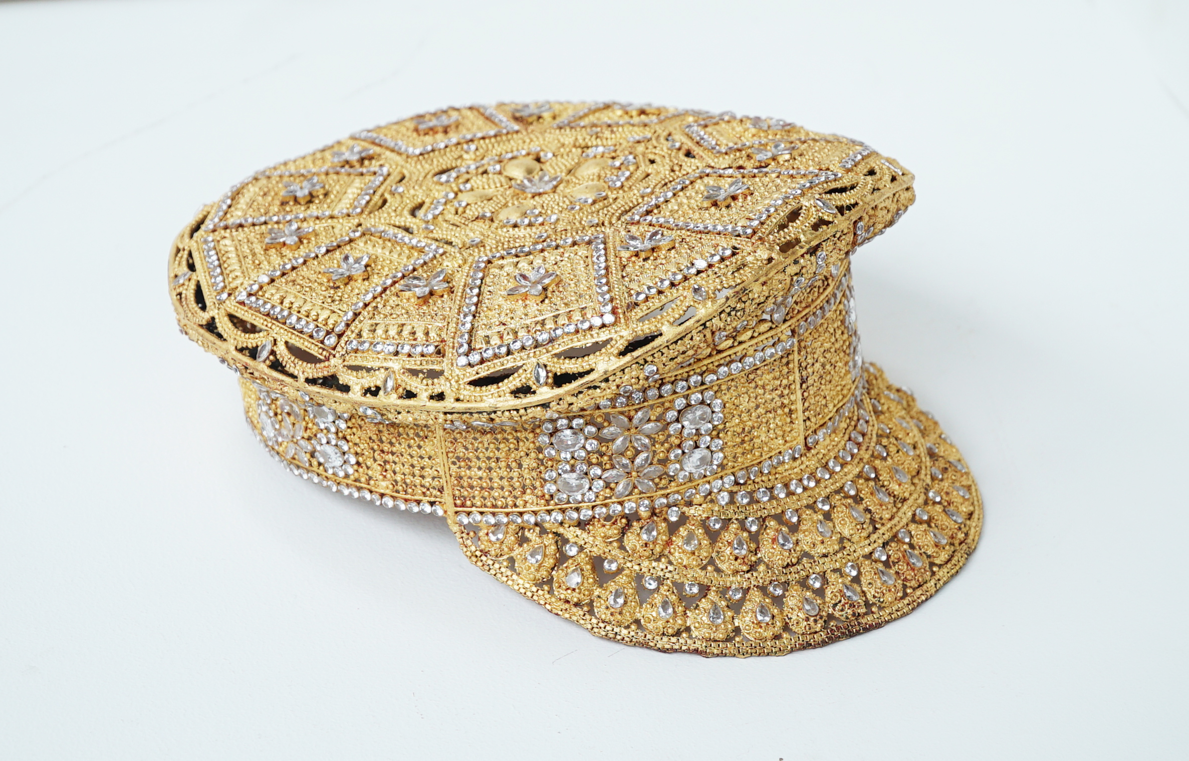 Mahbubur Rahman, Absent, brass & crystal & gold leaf