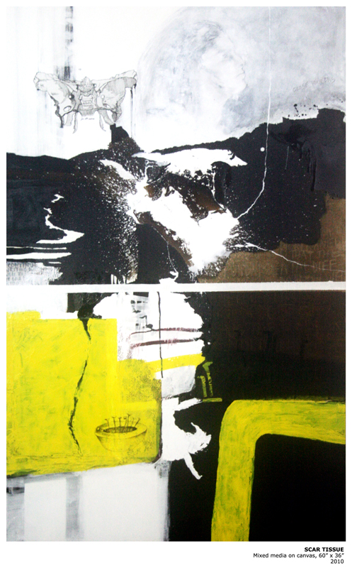 Sukanya Ghosh, mixed media on canvas