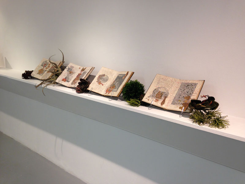 Samanta Batra Mehta, Antiquarian books, Ink, graphite, gesso