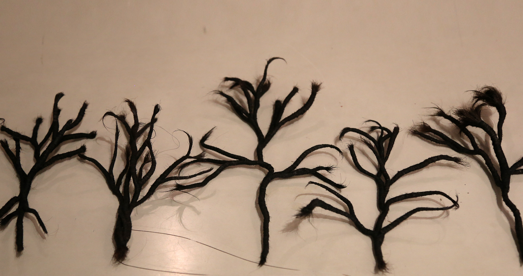 Jeetander Ojha, Human hair installation