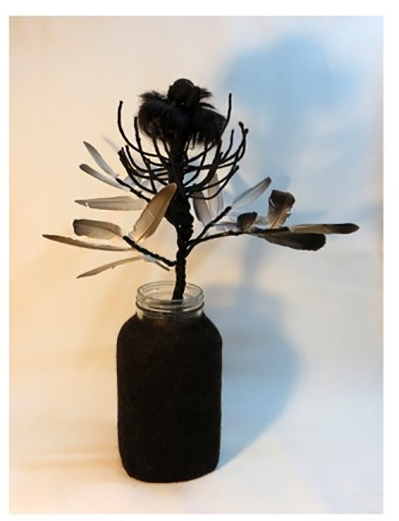 Jeetander Ojha, Human hair installation