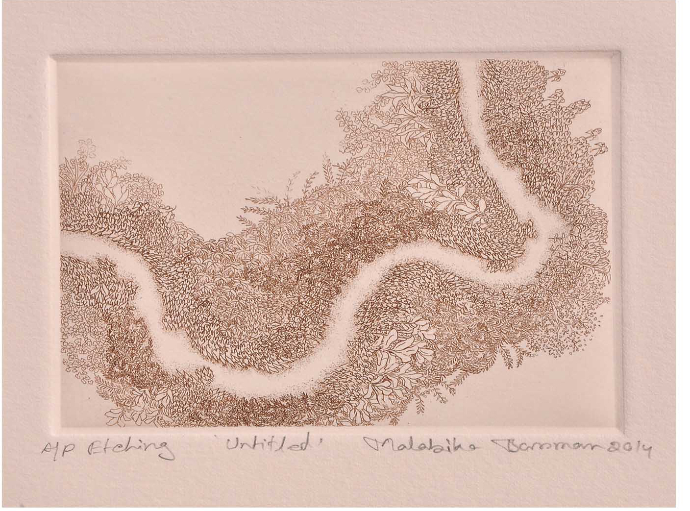 Malabika Barman, Etching on paper
