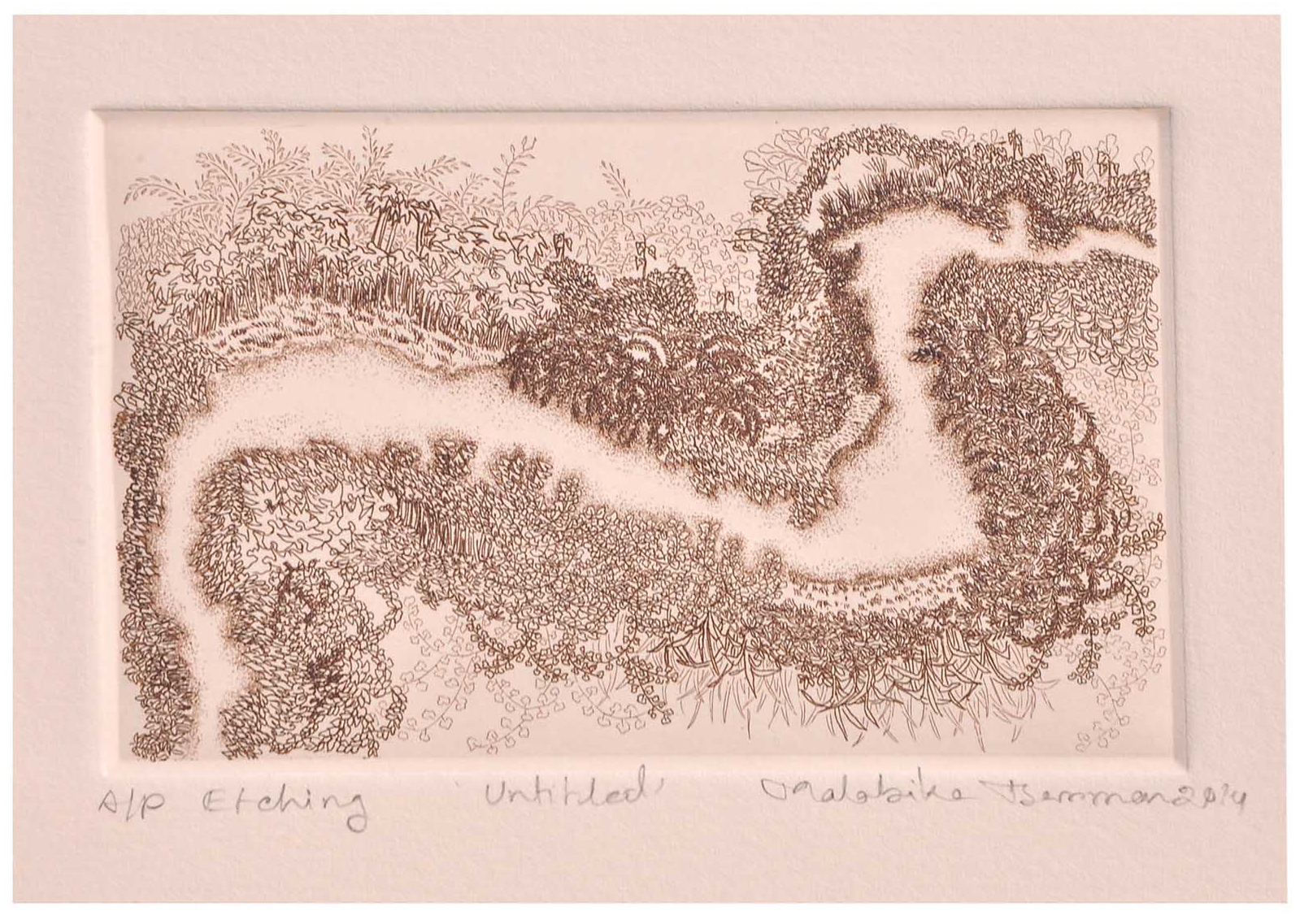 Malabika Barman, Etching on paper