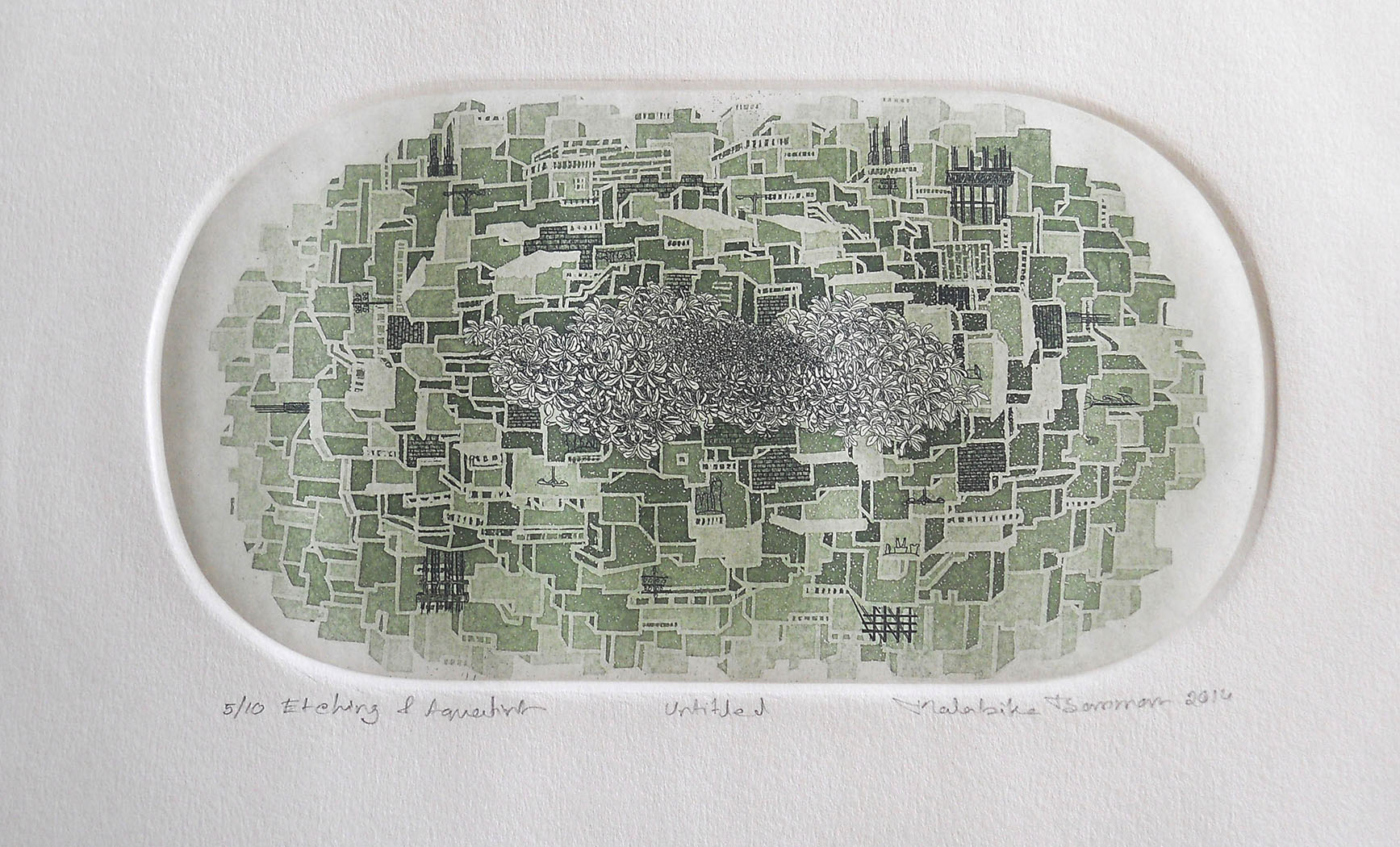 Malabika Barman, Etching on paper