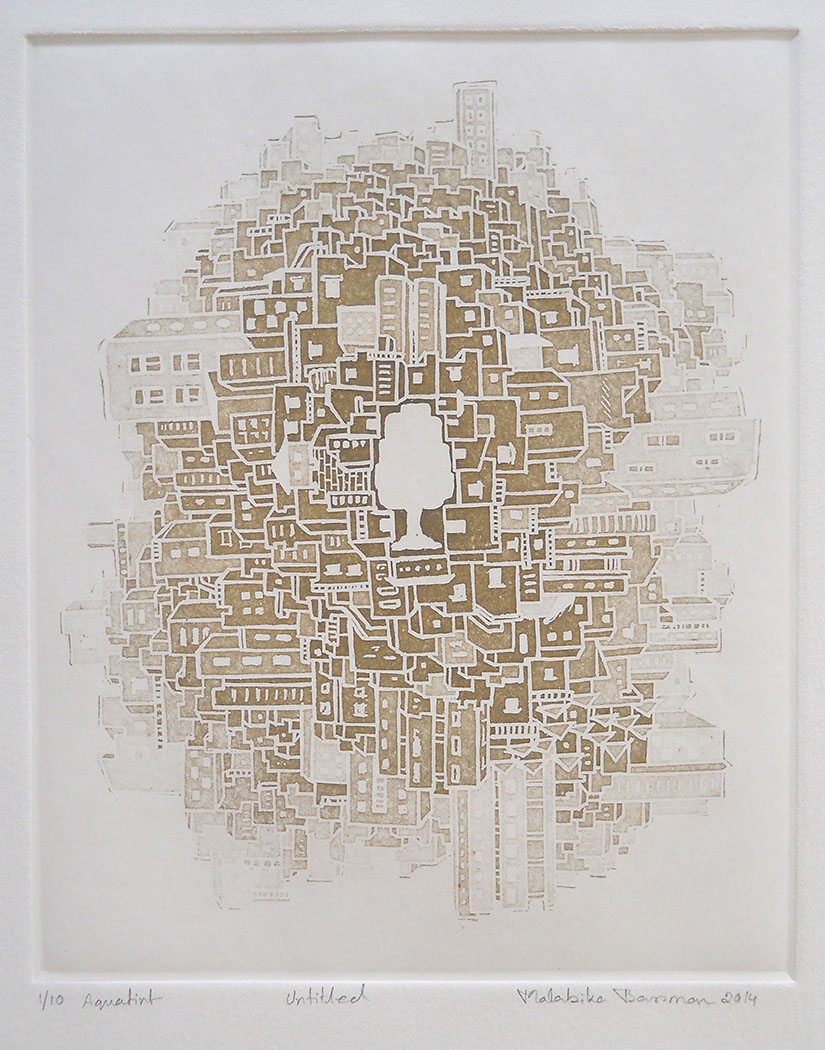 Malabika Barman, Etching on paper