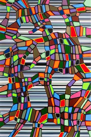 Sathyanand Mohan, Acrylic on canvas