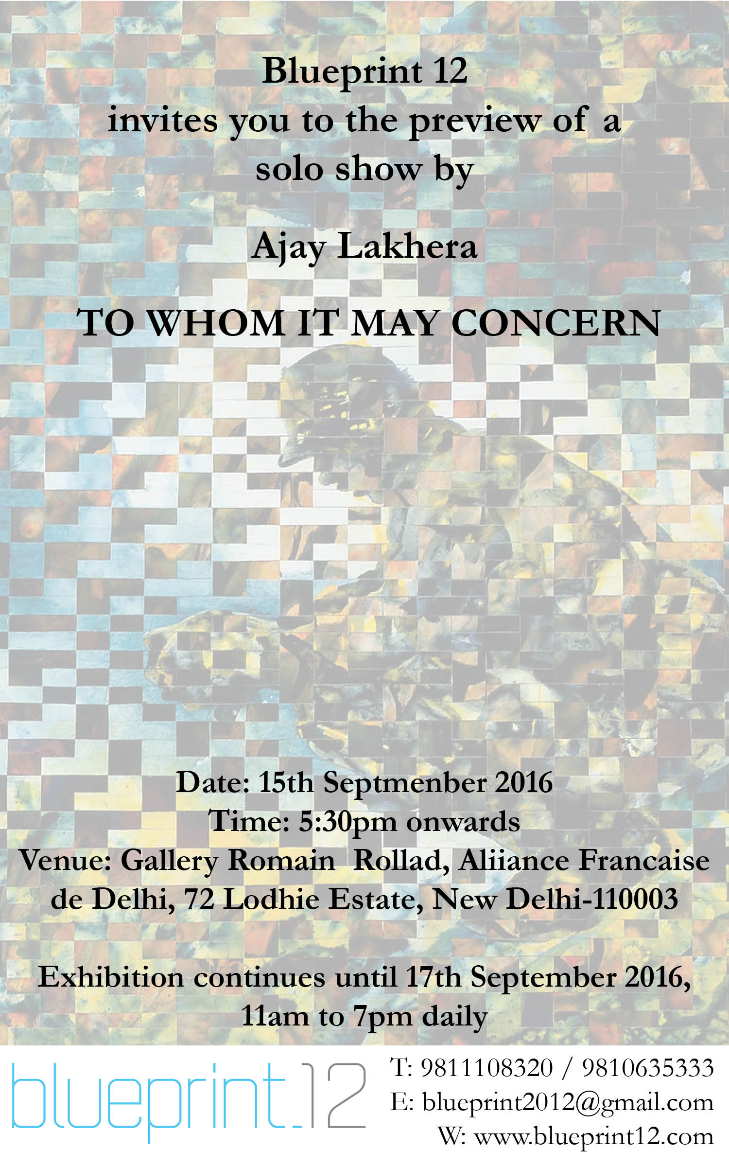 Solo Show by Ajay Lakhera