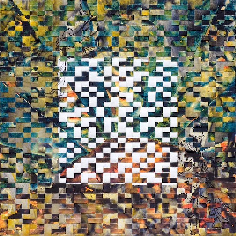 Ajay Lakhera, Acrylic on woven canvas
