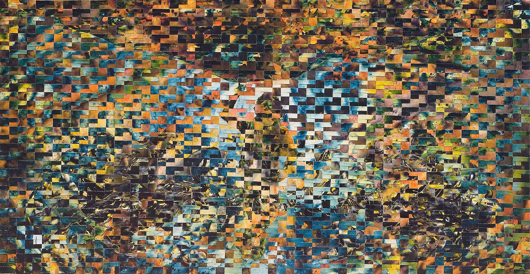 Ajay Lakhera, Acrylic on woven canvas
