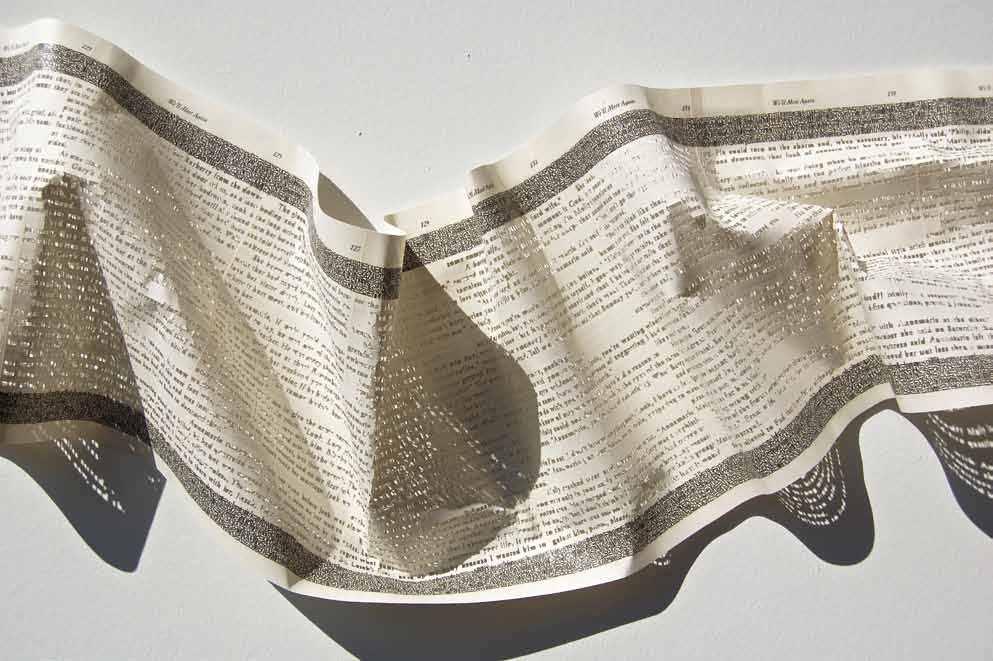 Youdhisthir Maharjan, Reclaimed text cutout collage