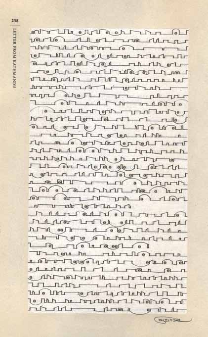 Youdhisthir Maharjan, Acrylic & graphite on reclaimed book