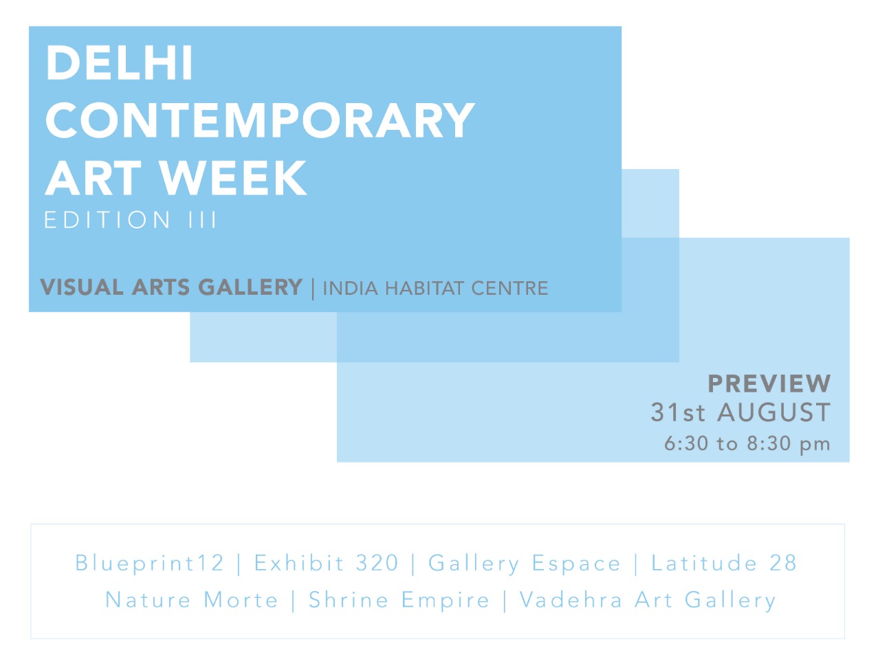 Group show by 7 Contemporary Galleries