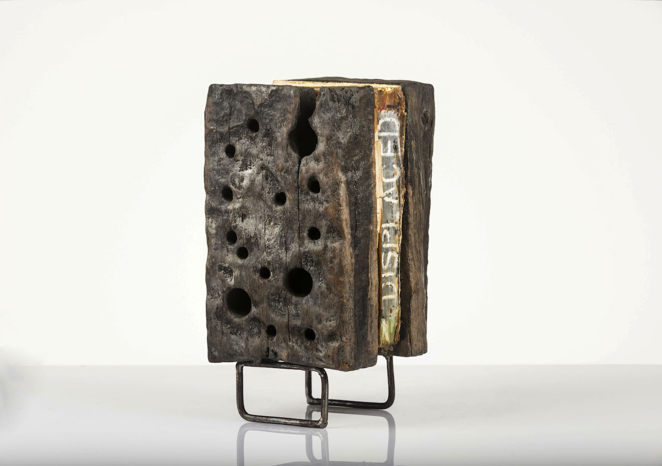 Kingsley Gunatillake, book art, Used books & wood