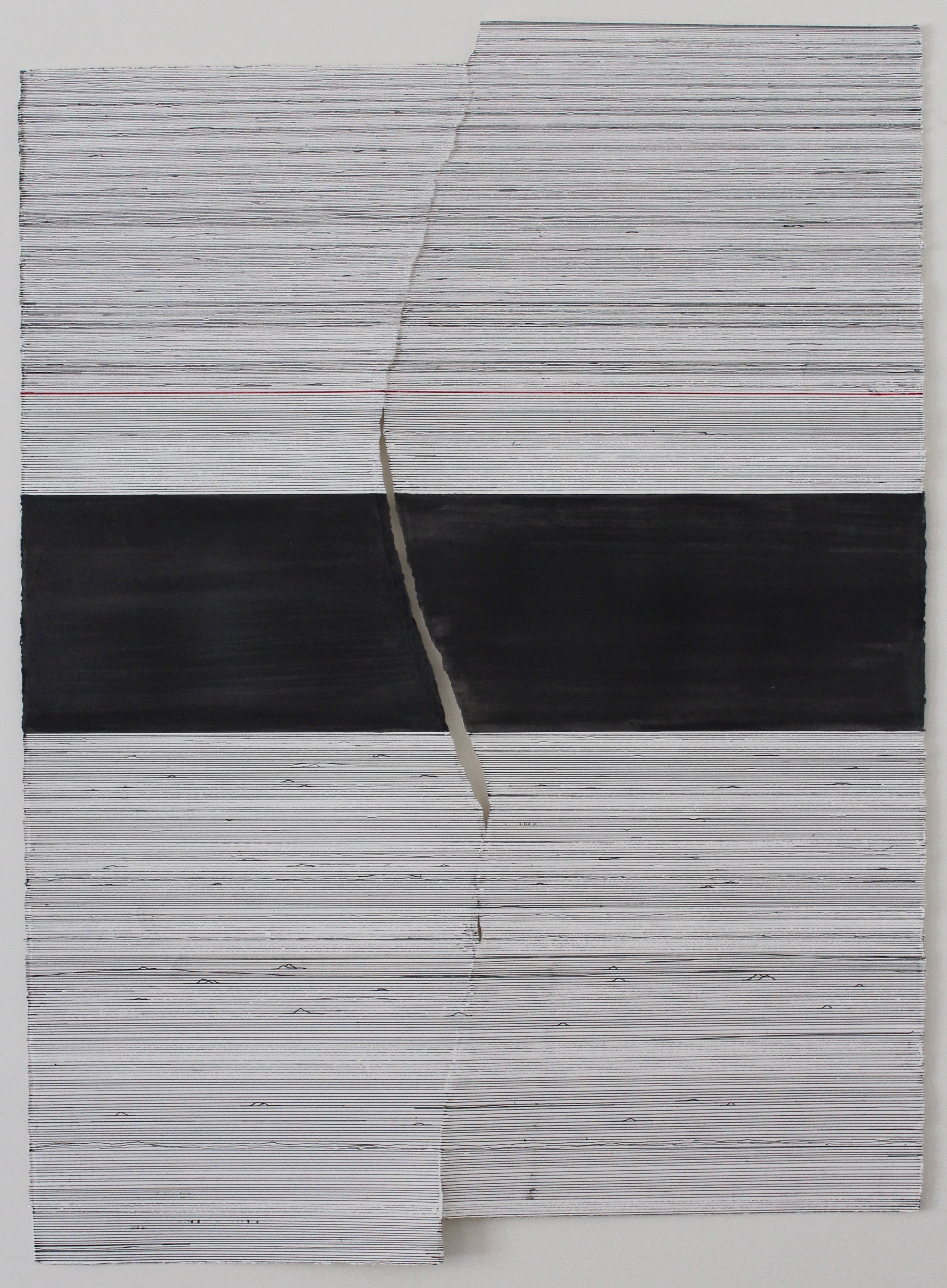 Meghana Gavireddygari, Ink, graphite and tea on paper