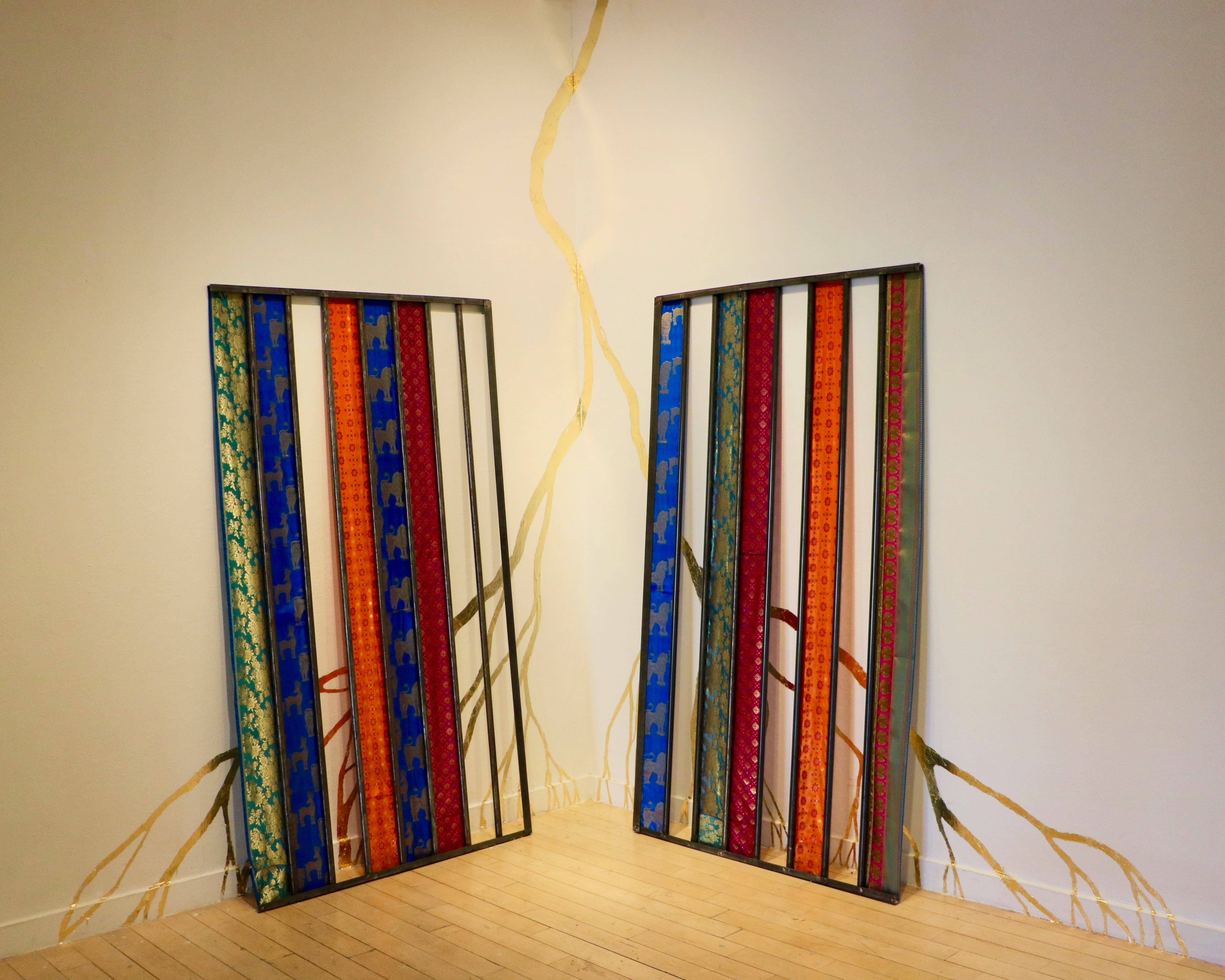 Meghana Gavireddygari, Gold leaf & Banaras Brocade