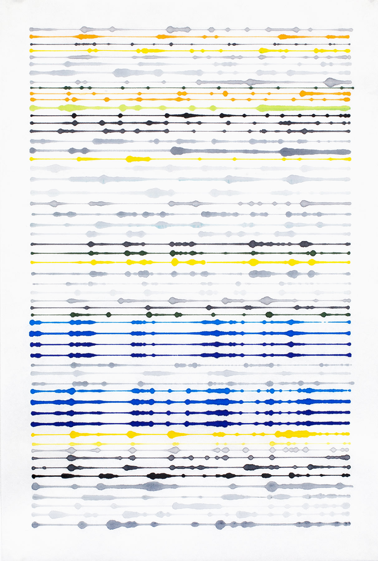 visakh menon, tape glitch, drawing, ink marker, New York art