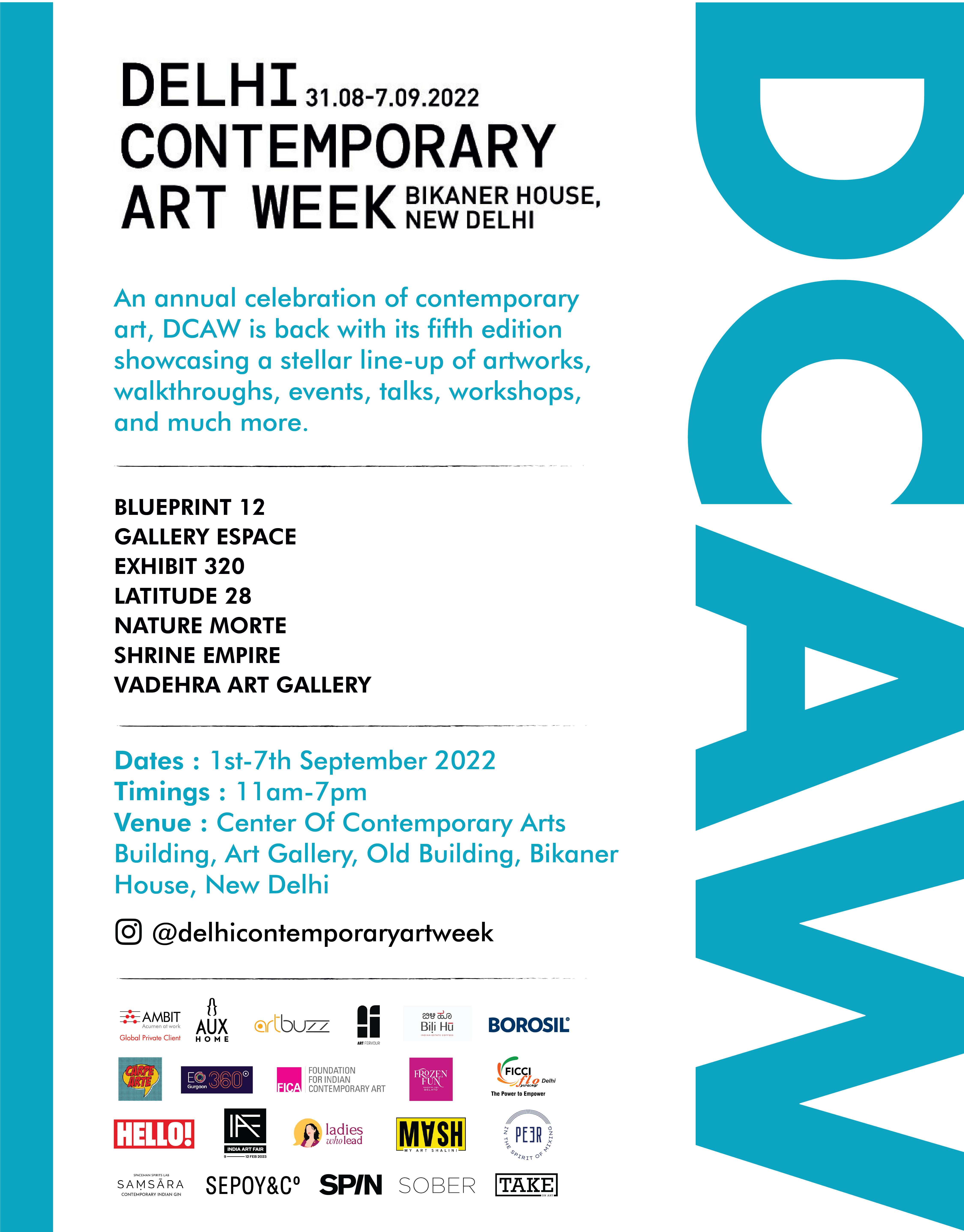DCAW, delhi comtemporary art galleries, south asian