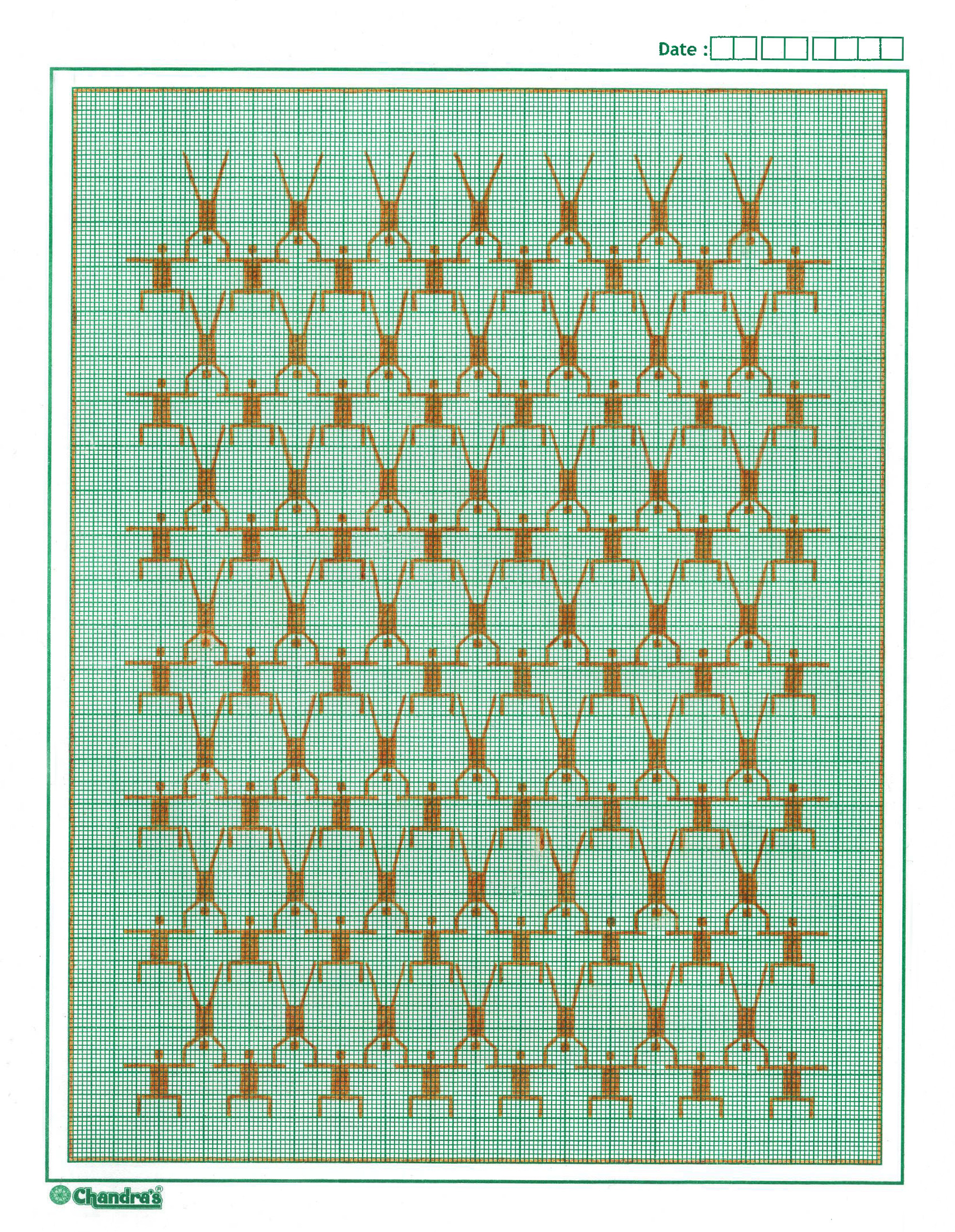 Koyal Raheja, pencil drawing on graph paper, contemporary