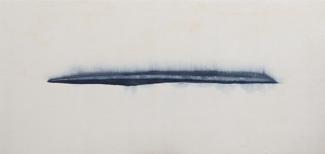 kaimurai , Indigo, khadi artwork, contemporary