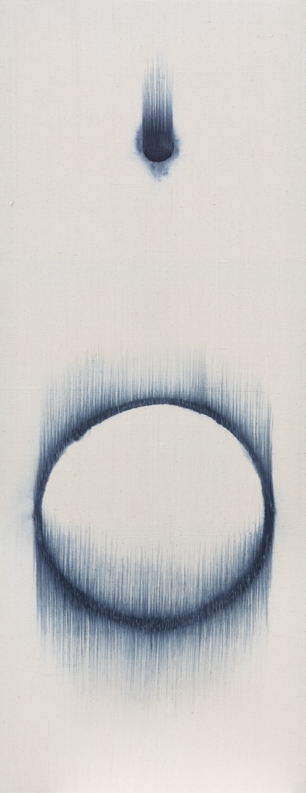kaimurai , Indigo, khadi artwork, contemporary