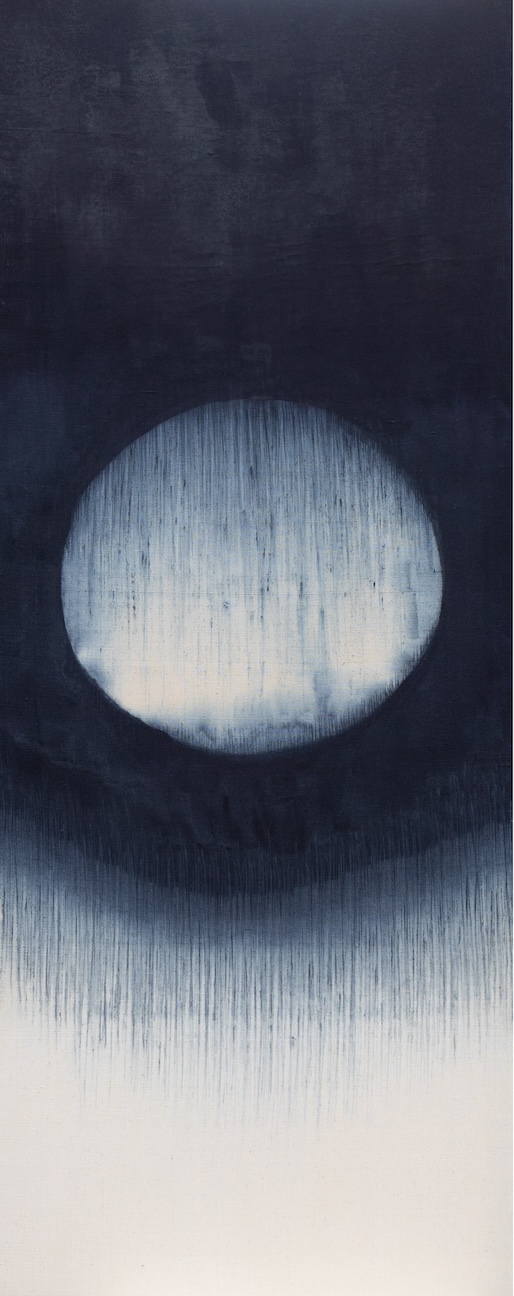 kaimurai , Indigo, khadi artwork, contemporary