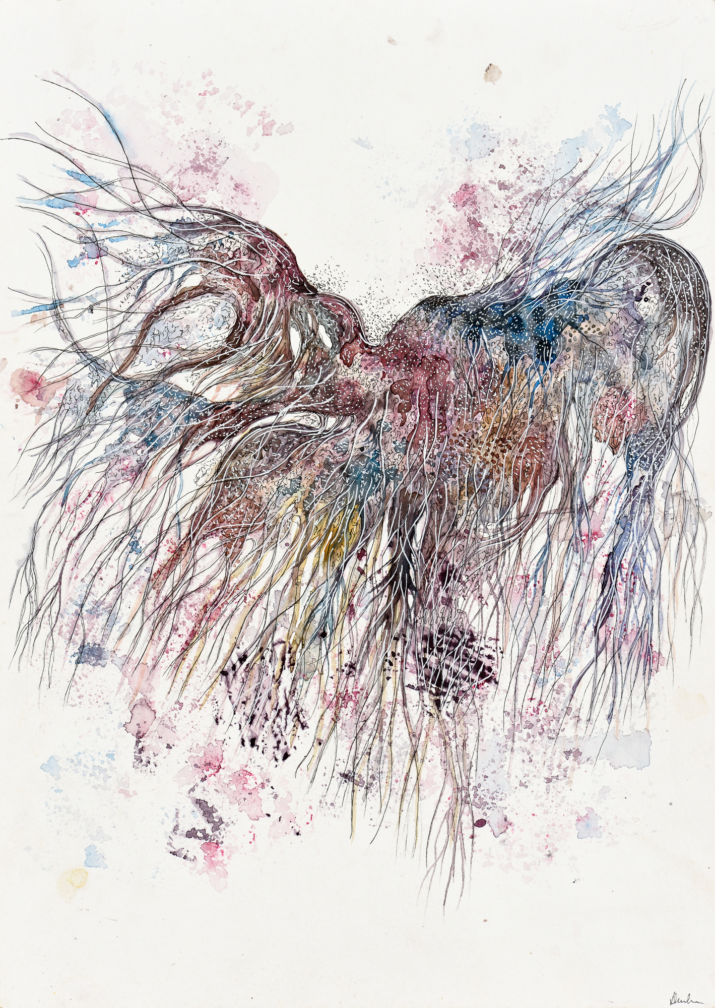 Devika Sunder, water colour on paper